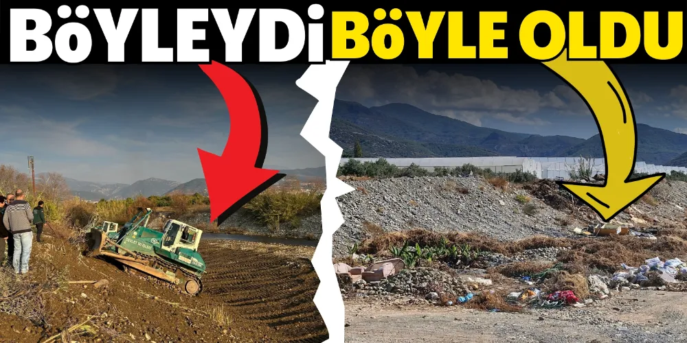 DSİ TEMİZLEDİ HALK KİRLETTİ