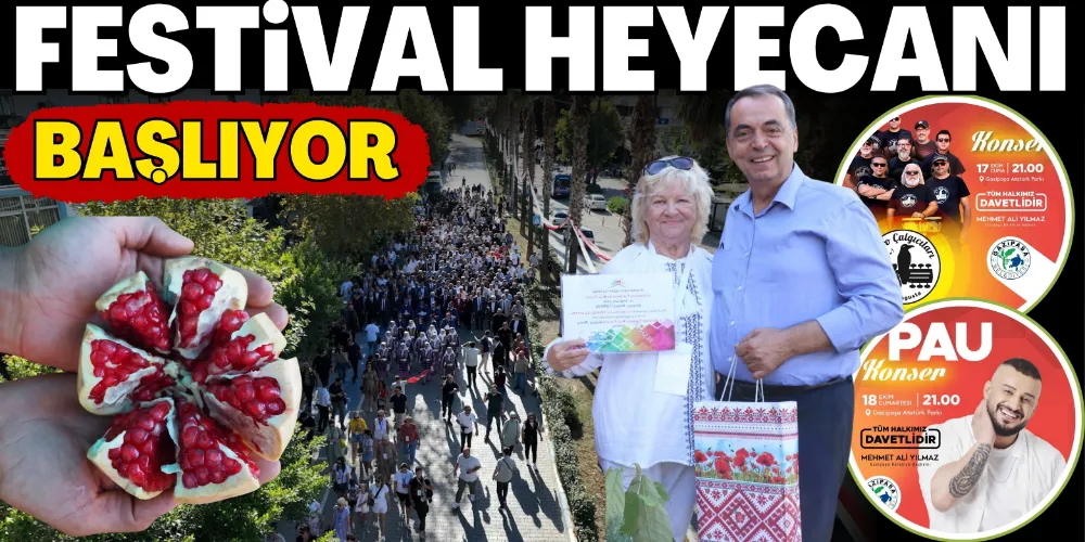FESTİVAL COŞKUSU BAŞLIYOR