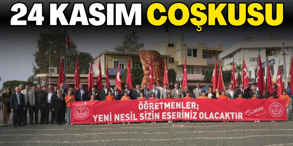 ÖĞRETMENLER GÜNÜ COŞKUYLA KUTLANDI