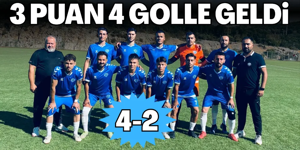 3 PUAN 4 GOLLE GELDİ