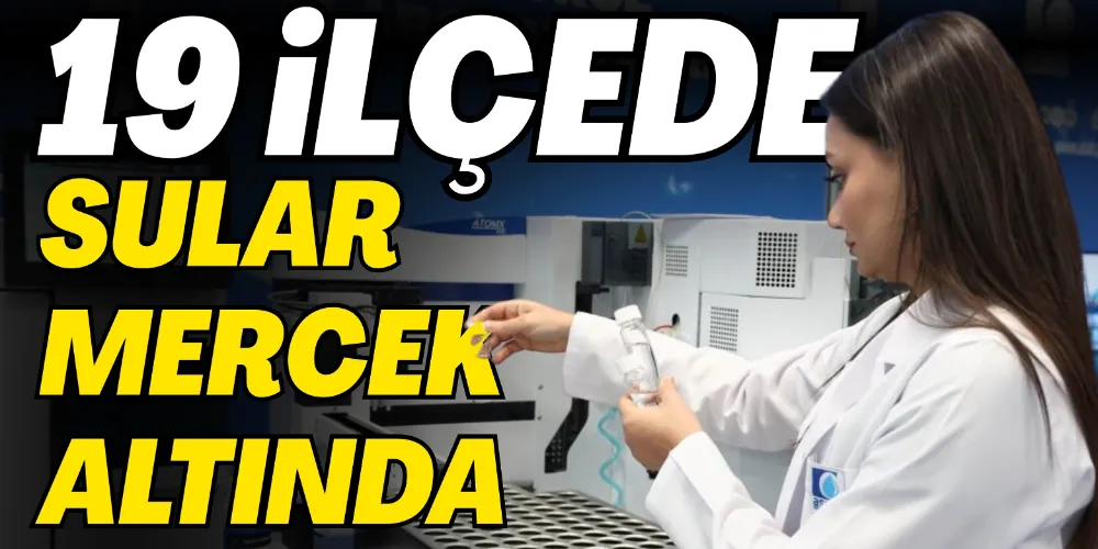 SULAR MERCEK ALTINDA