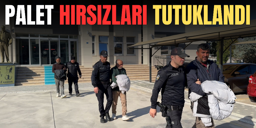 PALET HIRSIZLARI TUTUKLANDI