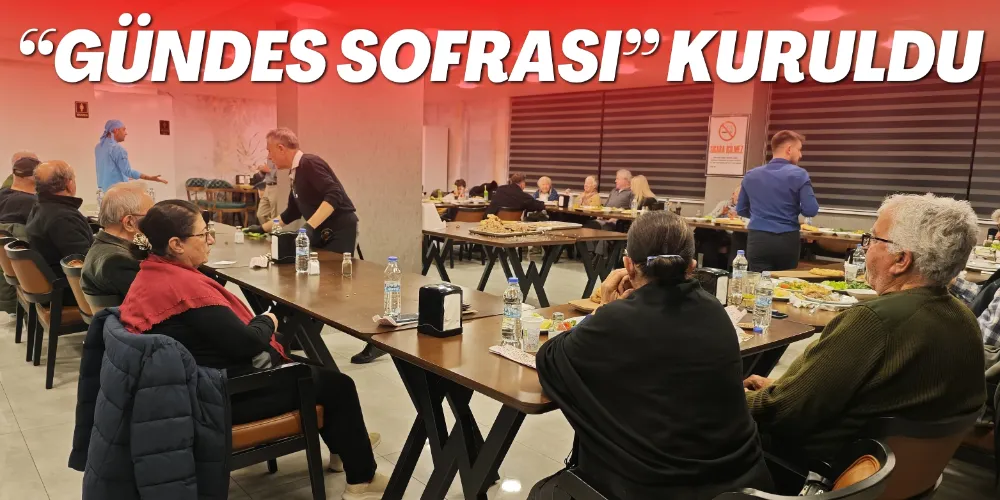 “GÜNDES SOFRASI” KURULDU 