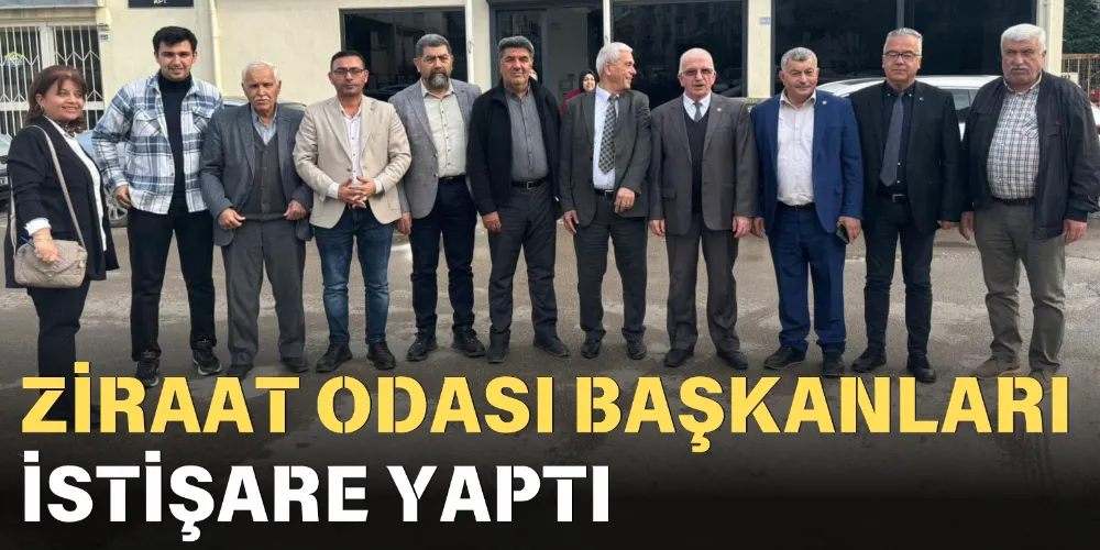 ÇELİK, ZİRAAT ODALARI İL KOORDİNASYON KURULU TOPLANTISI’NA KATILDI