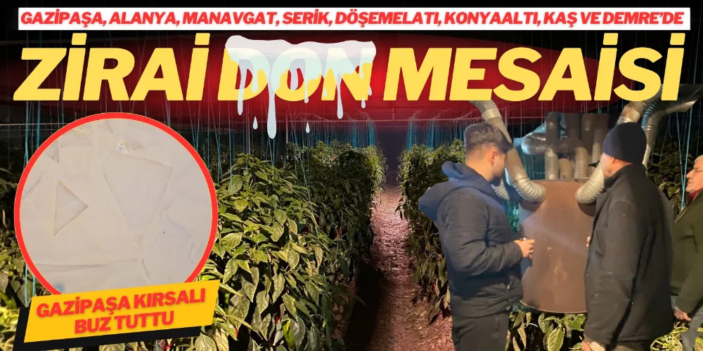 ZİRAİ DON MESAİSİ