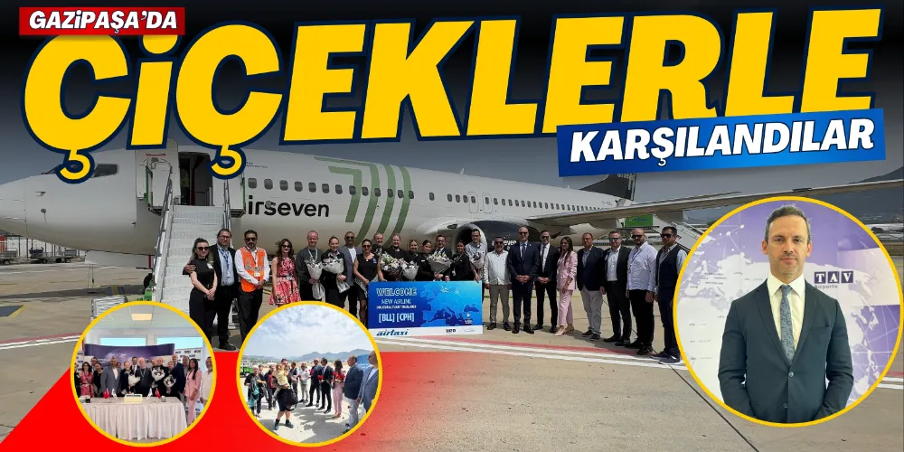 DANİMARKALI YOLCULAR SU TAKI SEREMONİSİYLE KARŞILANDI