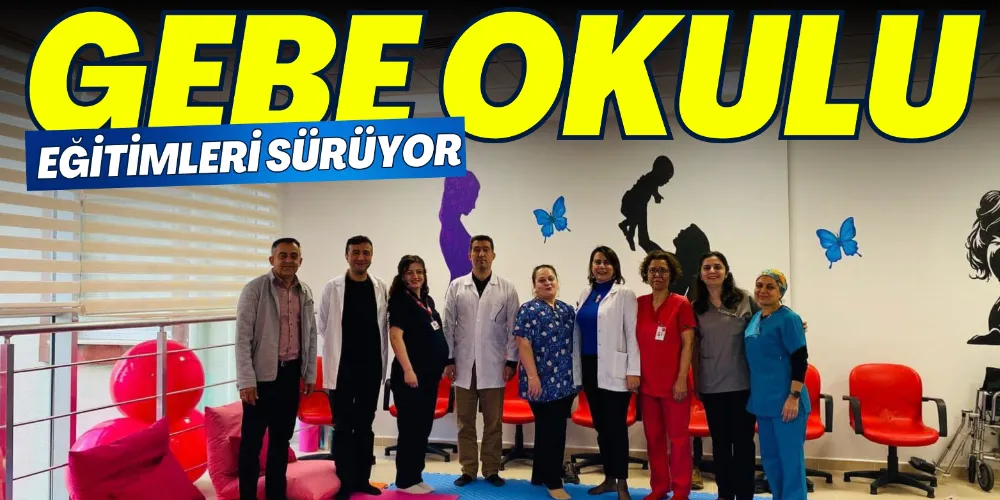 GEBE OKULU EĞİTİMLERİ SÜRÜYOR 