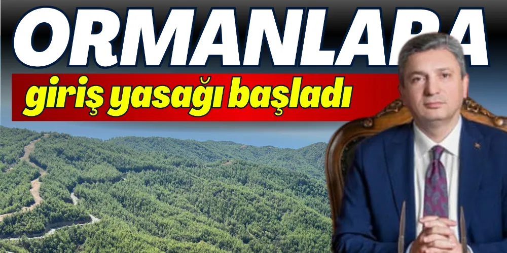 ORMANLARA GİRİŞ YASAĞI BAŞLADI