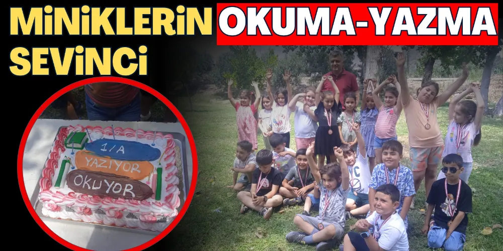 MİNİKLERİN OKUMA-YAZMA SEVİNCİ 