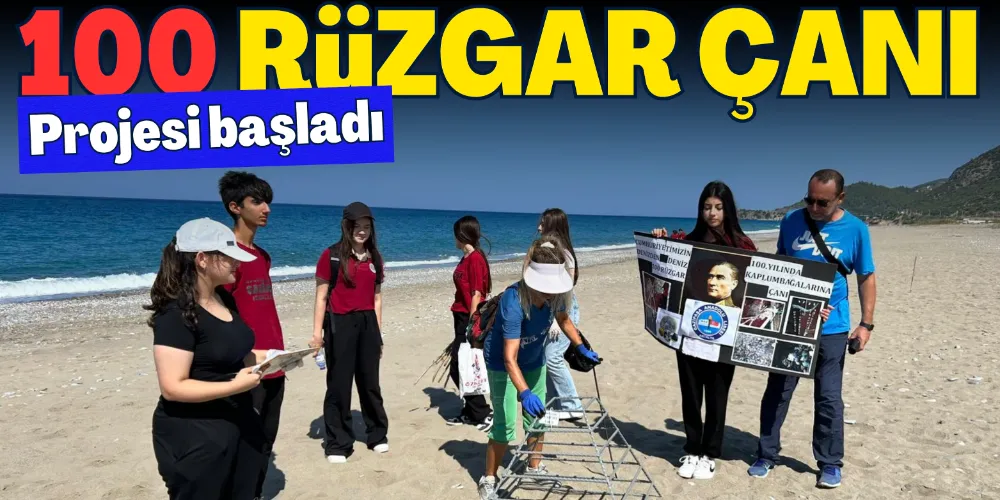 “100 RÜZGAR ÇANI” PROJESİ BAŞLADI
