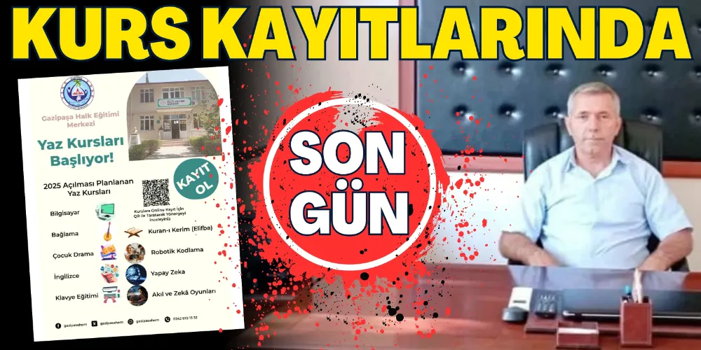 HEM YAZ DÖNEMİ KURS KAYITLARINDA SON GÜN! 