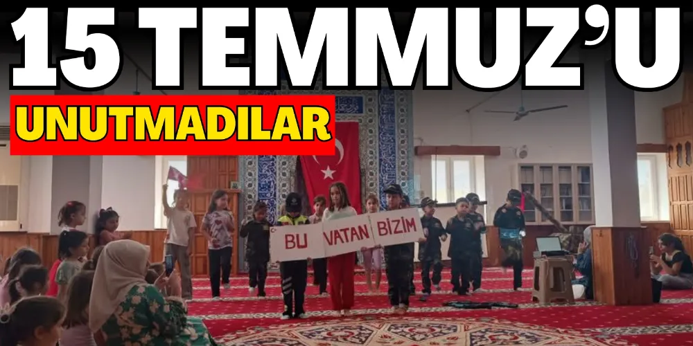 15 TEMMUZ ŞEHİTLERİ ANILDI