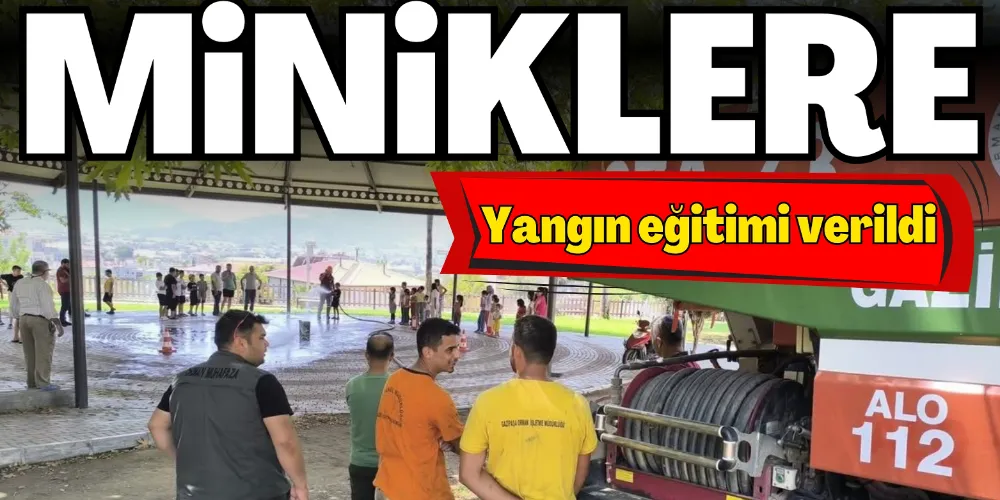 KUR’AN KURSU ÖĞRENCİLERİNE YANGIN EĞİTİMİ VERİLDİ