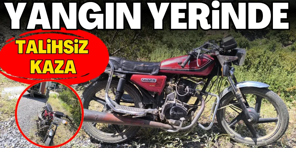 YANGIN YERİNDE TALİHSİZ KAZA