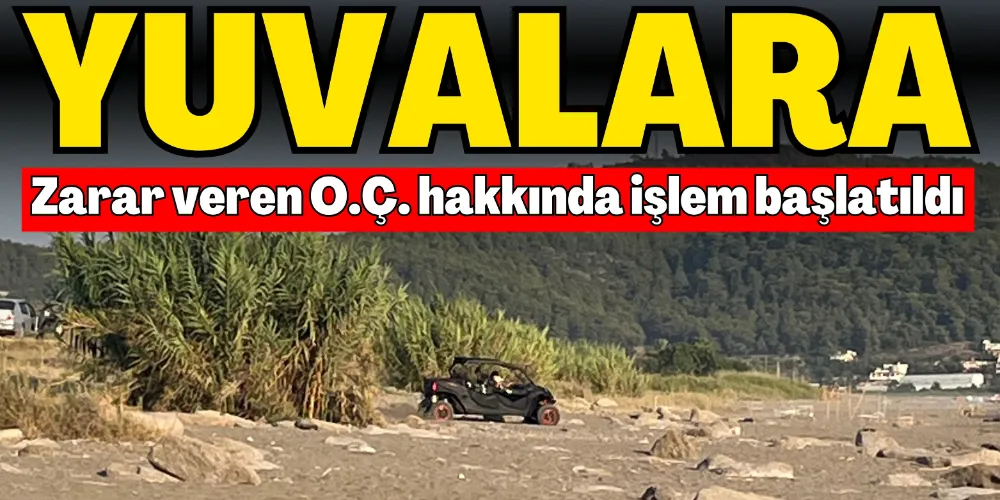 YUVALARA ZARAR VEREN O.Ç. HAKKINDA İŞLEM BAŞLATILDI