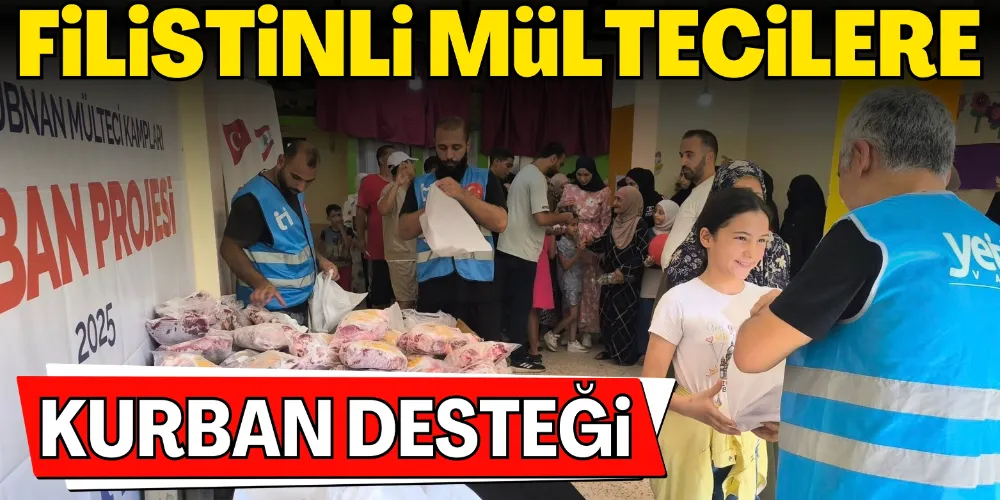 FİLİSTİNLİ MÜLTECİLERE KURBAN DESTEĞİ