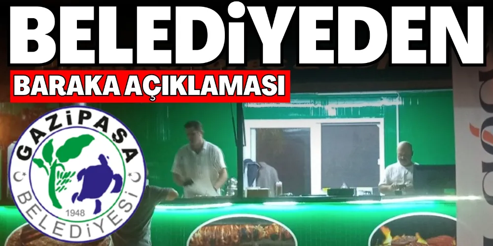 BELEDİYEDEN AÇIKLAMA GELDİ