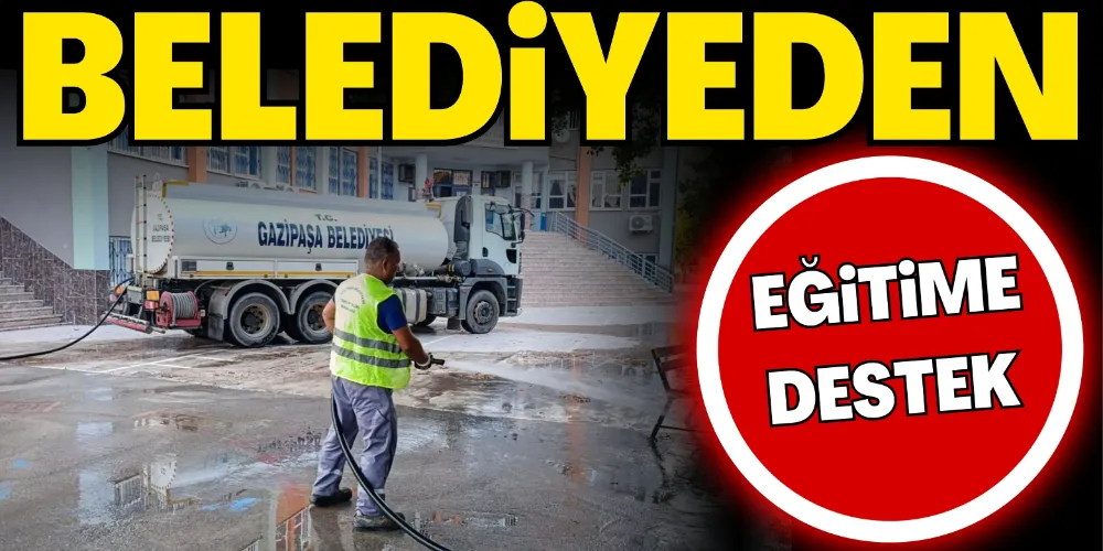 BELEDİYEDEN EĞİTİME DESTEK