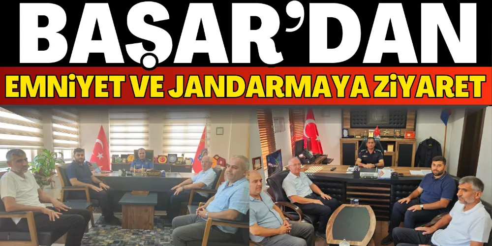 MÜFTÜ BAŞAR’DAN EMNİYET VE JANDARMAYA ZİYARET