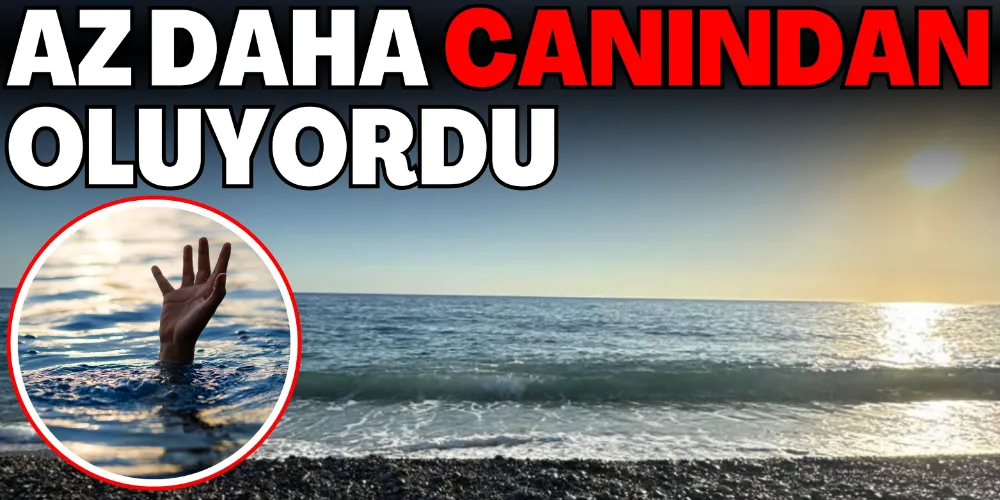 GAZİPAŞA’DA BOĞULMA TEHLİKESİ GEÇİRDİ