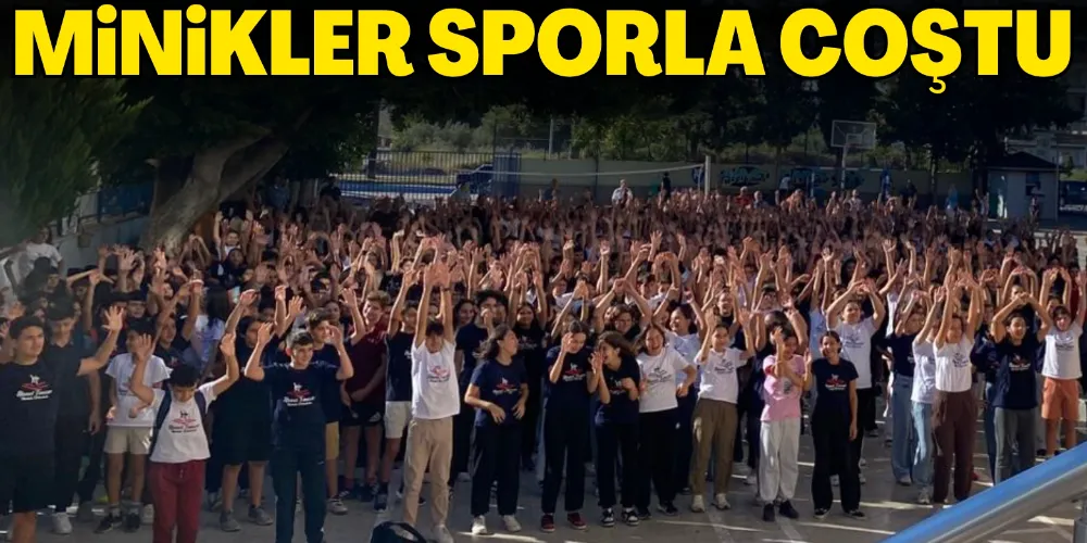GAZİPAŞA’DA MİNİKLER SPORLA COŞTU
