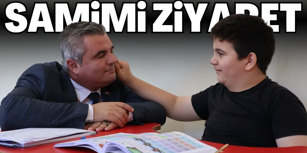 YETKİN’DEN ÖZEL ÖĞRENCİLERE ZİYARET
