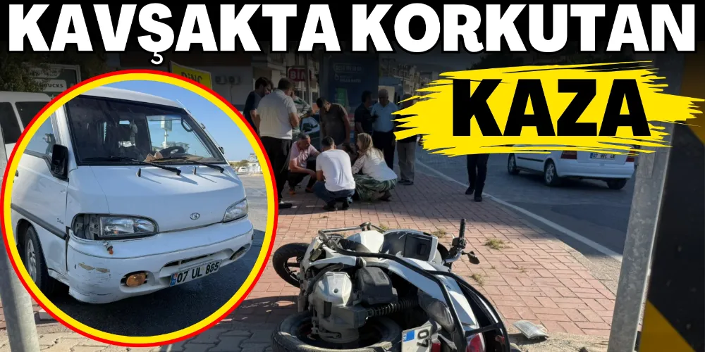KAVŞAKTA KORKUTAN KAZA