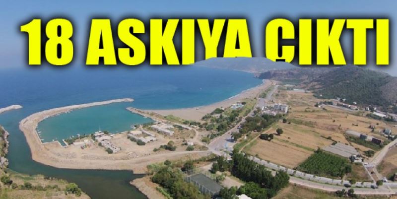 18 ASKIYA ÇIKTI