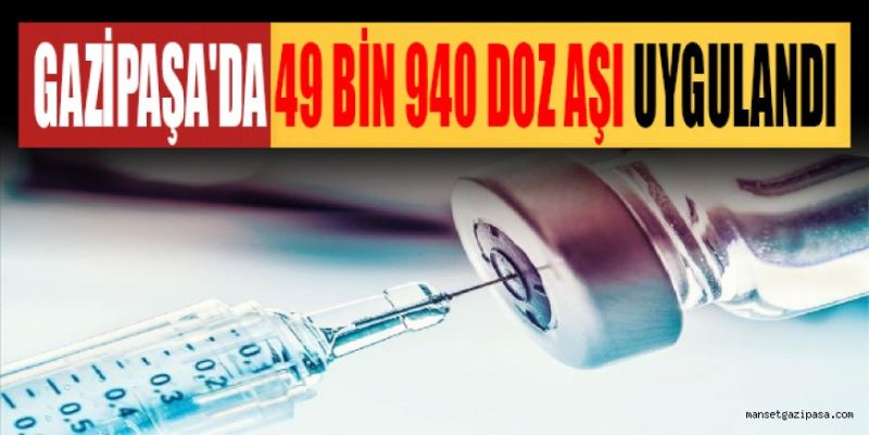 18 BİN 591 KİŞİNİN AŞISI TAMAM