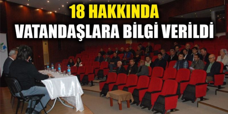 18’DEKİ SORUNLARA ÇÖZÜM ARANDI