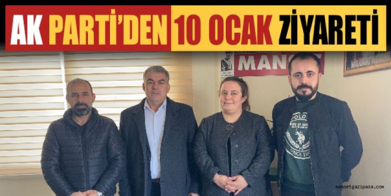 AK PARTİ’Lİ DOĞAN VE OĞUZ’DAN  MANŞET’E 10 OCAK ZİYARETİ