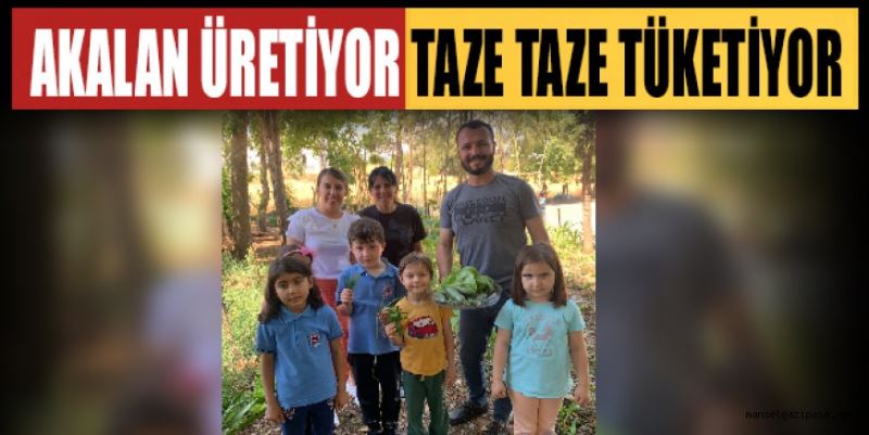 AKALAN ÜRETİYOR TAZE TAZE TÜKETİYOR