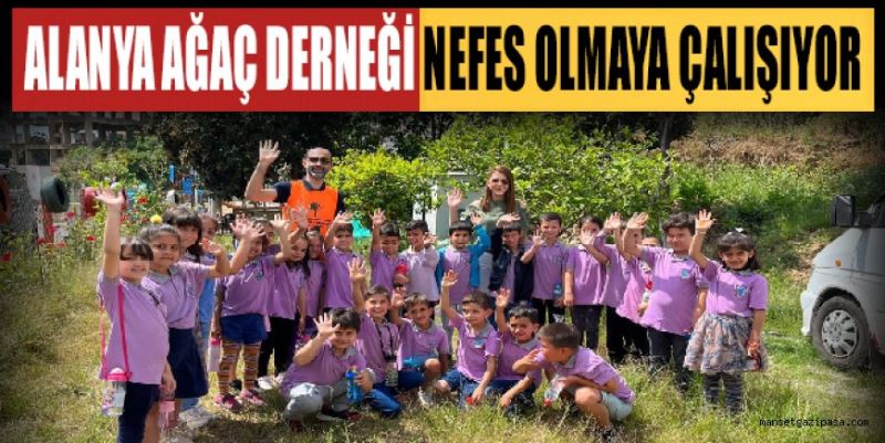 ALANYA AĞAÇ DERNEĞİ NEFES OLMAYA ÇALIŞIYOR