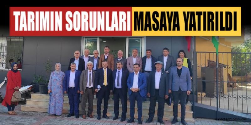 ALANYA’DA YAPILAN TOPLANTIDA TARIMIN SORUNLARI KONUŞULDU