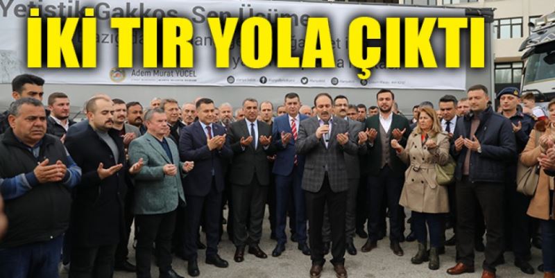 ALANYA’DAN 2 TIR YOLA ÇIKTI