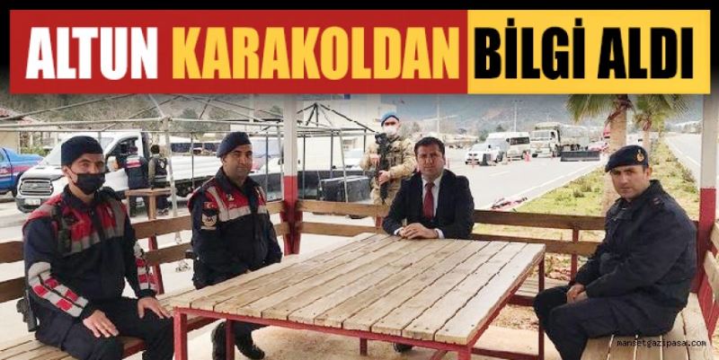 ALTUN’DAN JANDARMA VE POLİSE ZİYARET