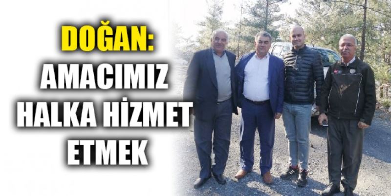 “AMACIMIZ HALKA HİZMET ETMEK”