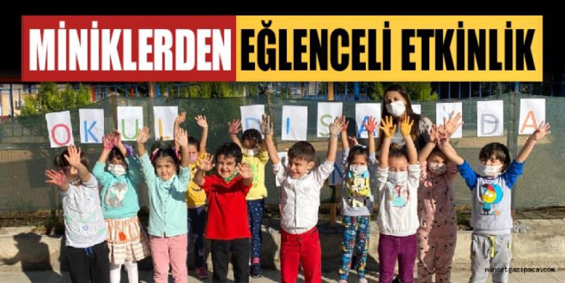 ANAOKULU ÖĞRENCİLERİ RENKLİ ETKİNLİKTE EĞLENDİ