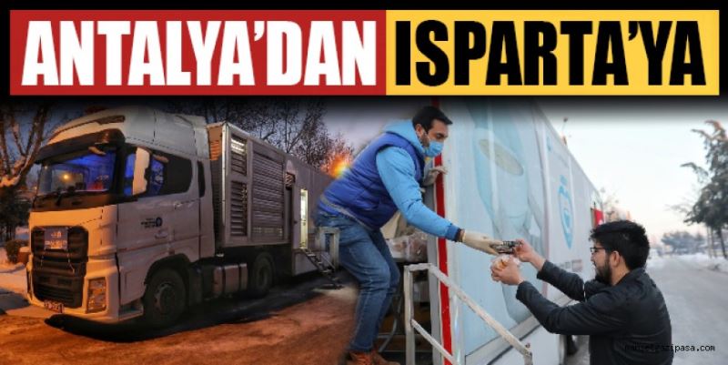 ANTALYA’DAN ISPARTA’YA SICAK YEMEK