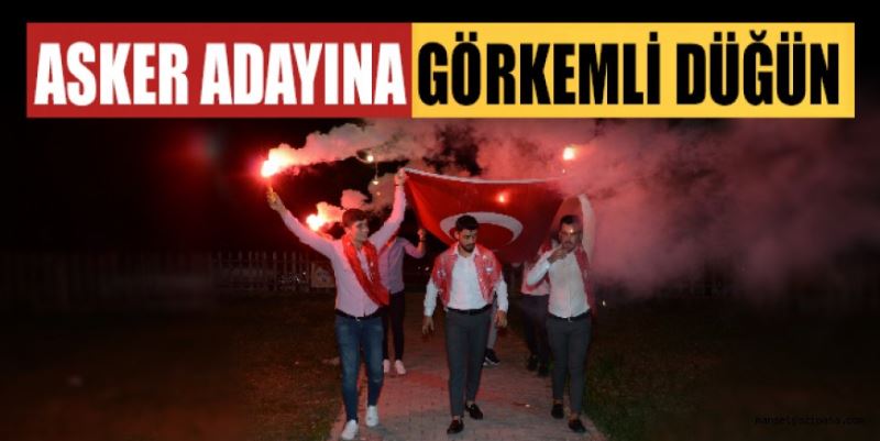 ASKER ADAYINA GÖRKEMLİ DÜĞÜN