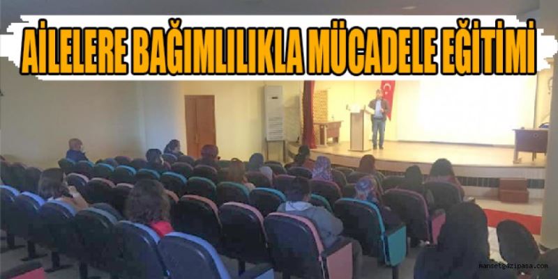 BAĞIMLILIKLA MÜCADELE ANLATILDI