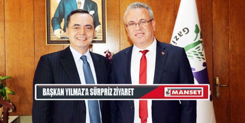 BAŞKAN YILMAZ’A TEBRİK ZİYARETİ