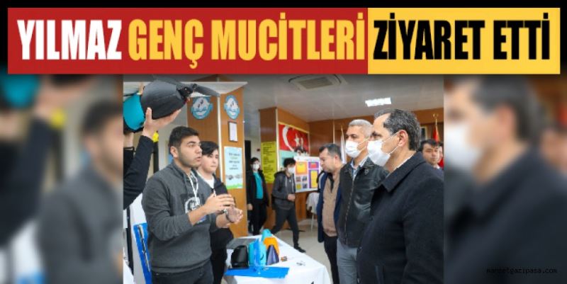 BAŞKAN YILMAZ BİLİM FUARINI ZİYARET ETTİ