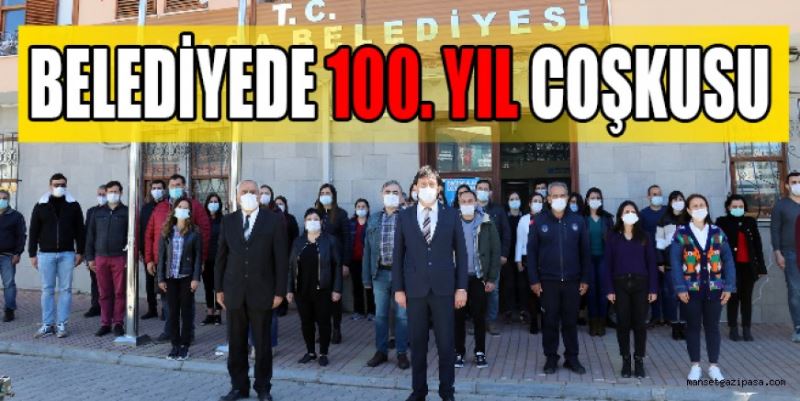 BELEDİYEDE 100. YIL COŞKUSU