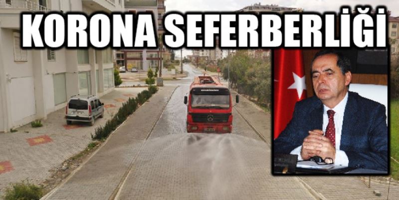 BELEDİYEDE KORONA SEFERBERLİĞİ