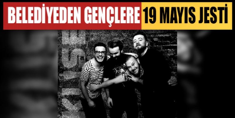 BELEDİYEDEN GENÇLERE 19 MAYIS JESTİ