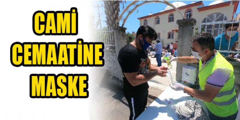 BELEDİYEDEN MASKESİZ CEMAATE MASKE