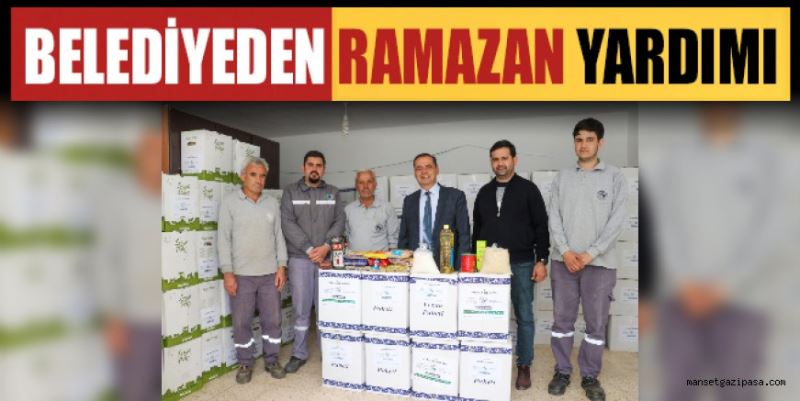 BELEDİYEDEN RAMAZAN YARDIMI