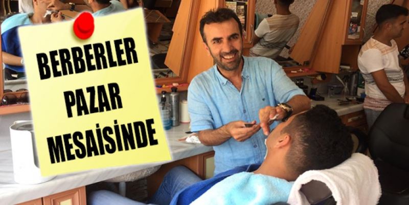 BERBERLER PAZAR MESAİSİ YAPTI