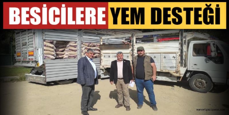 BESİCİLERE YEM DESTEĞİ